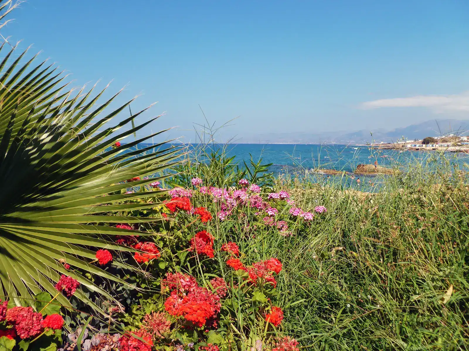 The coastal waterfront at Hersonissos
